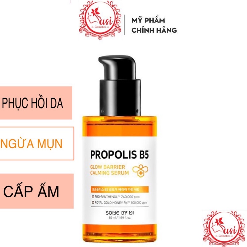 Tinh Chất làm dịu da chiết xuất mật ong Some By Mi Propolis B5 Glow Barrier Calming Serum 50ml