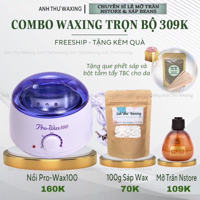 COMBO WAX LÔNG NỒI PRO 100
