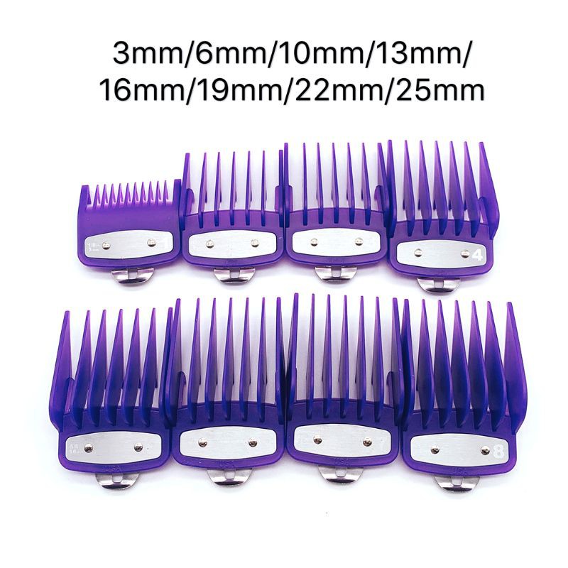 (Hàng Mới Về) Bộ 2 / 8 / 10 Lược Tạo Kiểu Tóc Cho Tiệm Cắt Tóc