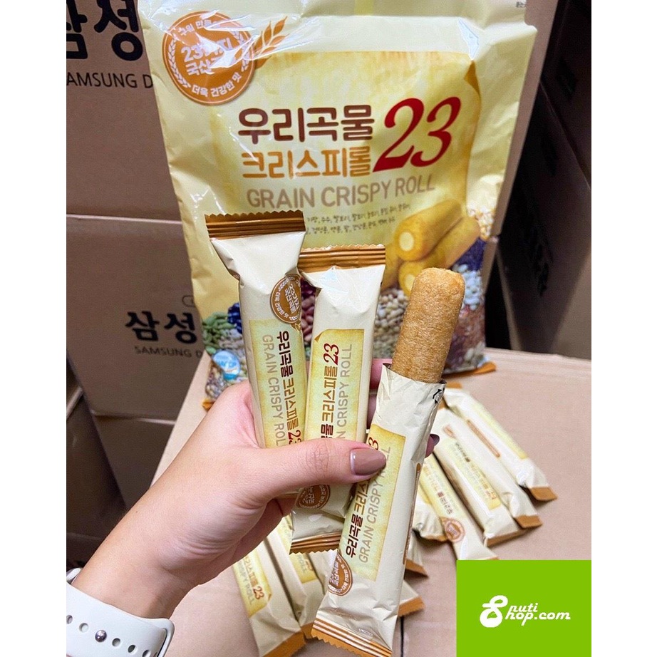 Bánh Cuộn Giòn 23 Vị Ngũ Cốc Nhân Phô Mai Hàn Quốc