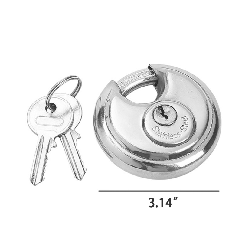 Ổ Khóa Cửa Sổ Chống Trộm Bằng Thép Không Gỉ Kèm 2 Chìa Khóa