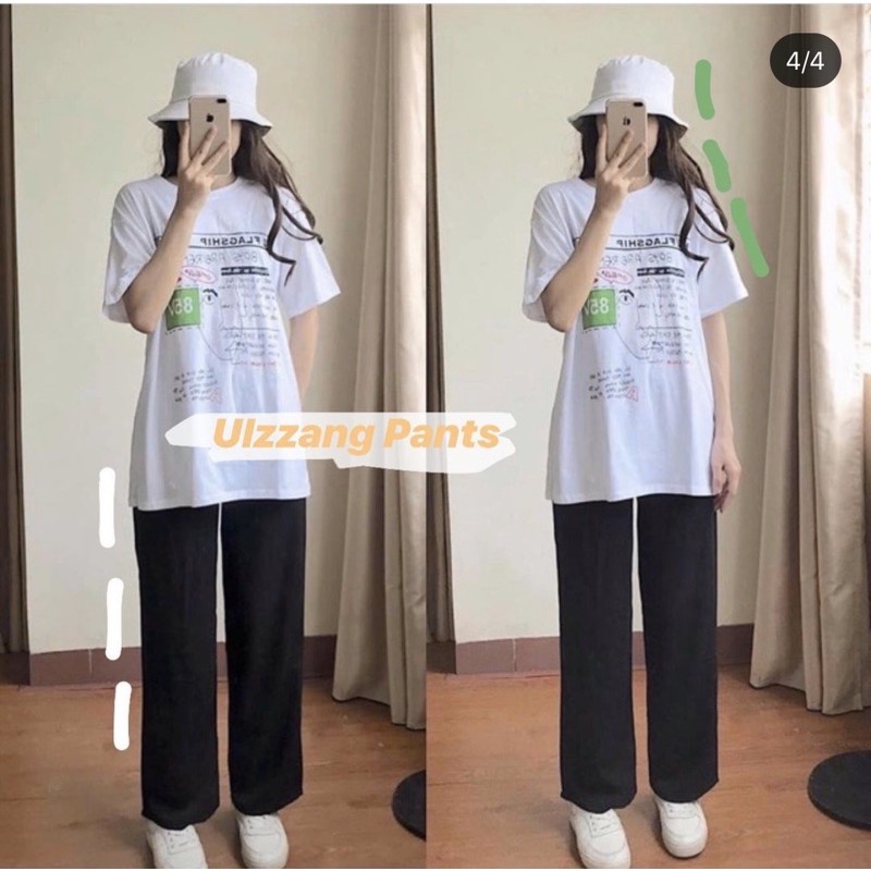 Quần ống rộng dài 94 cm cho chân ngắn ( có video)