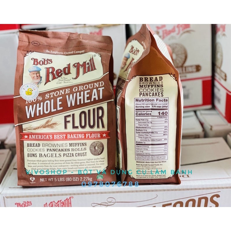 Bột mì nguyên cám Bob's Red Mill