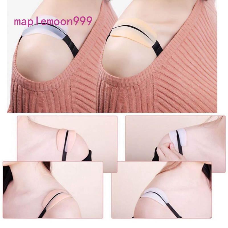 1 Cặp miếng đệm vai áo ngực bằng silicon mềm không trơn