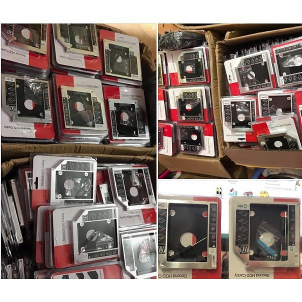 Khay Ổ Cứng Caddy Bay HDD SSD SATA 3 9.5mm/12.7mm - Giải Pháp Lắp Ổ Cứng Thứ 2 cho Laptop | BigBuy360 - bigbuy360.vn