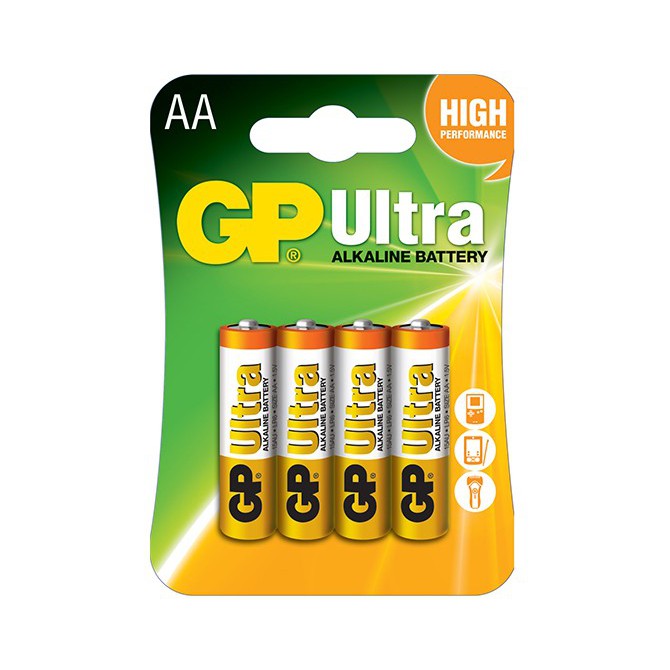 Pin Super GP GP15A-2U4 Alkaline AA (4 Viên/Vỉ)