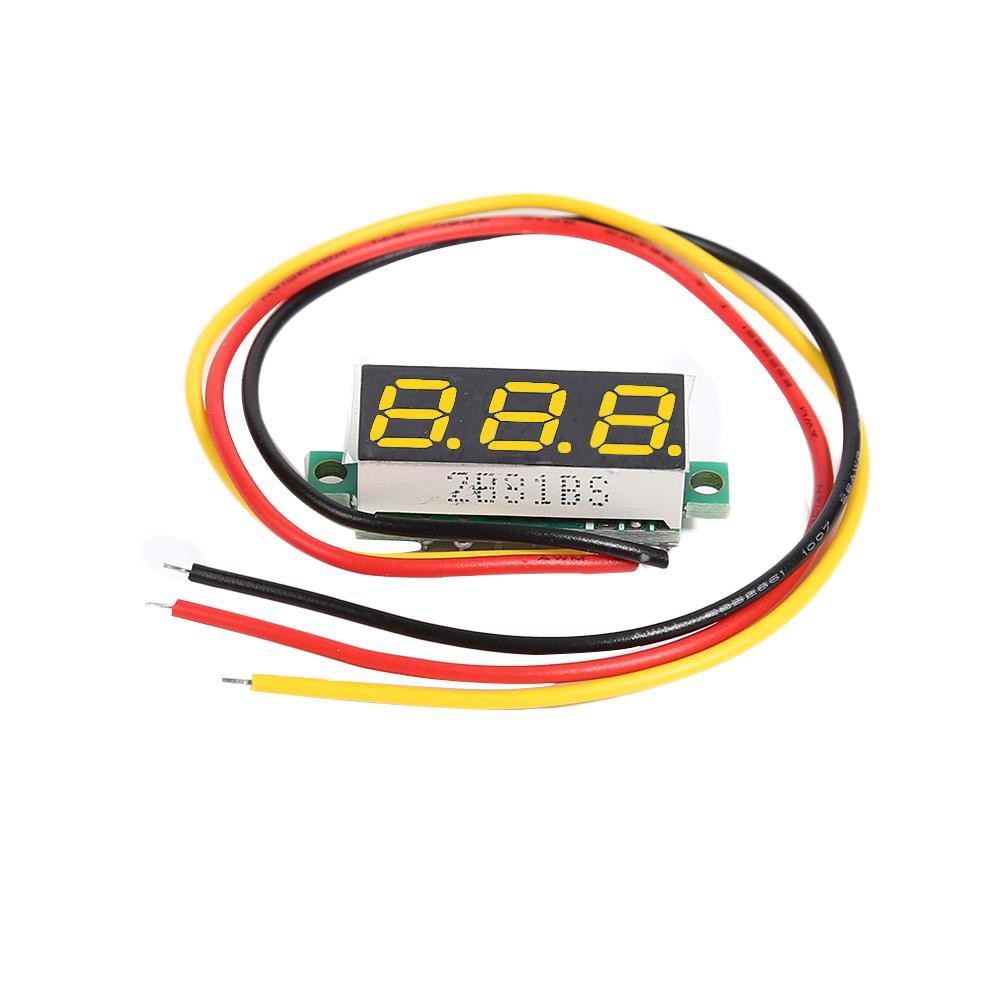 High Universal 0.28&quot; LED Display DC 0-100V 3 Wires Mini Gauge Voltage Meter Voltmeter