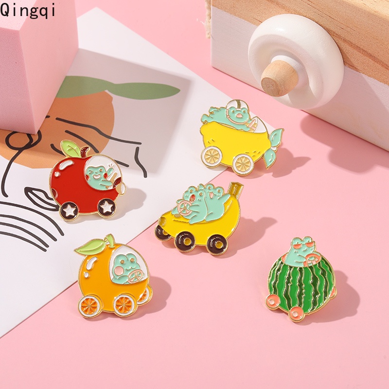 Huy hiệu cài áo Miss Zoe hình động vật và trái cây ngộ nghĩnh