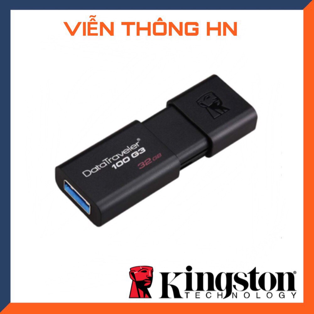 USB Kingston Data Traveler 100 G3 32GB - usb 3.0 DT100G3 - vienthonghn