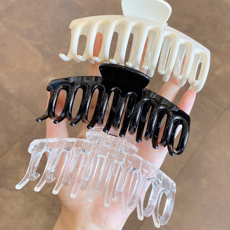 Kẹp tóc cỡ lớn đơn giản phong cách Hàn Quốc thời trang cho nữ