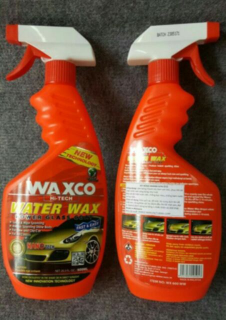 Chai xịt bóng vỏ xe, sơn xe Waxco