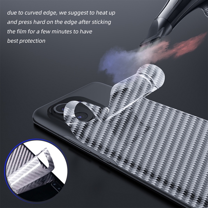 Ốp Điện Thoại PVC Siêu Mỏng Họa Tiết Sợi Carbon Chống Bám Vân Tay Cho Xiaomi 11T/11T Pro/11 LITE