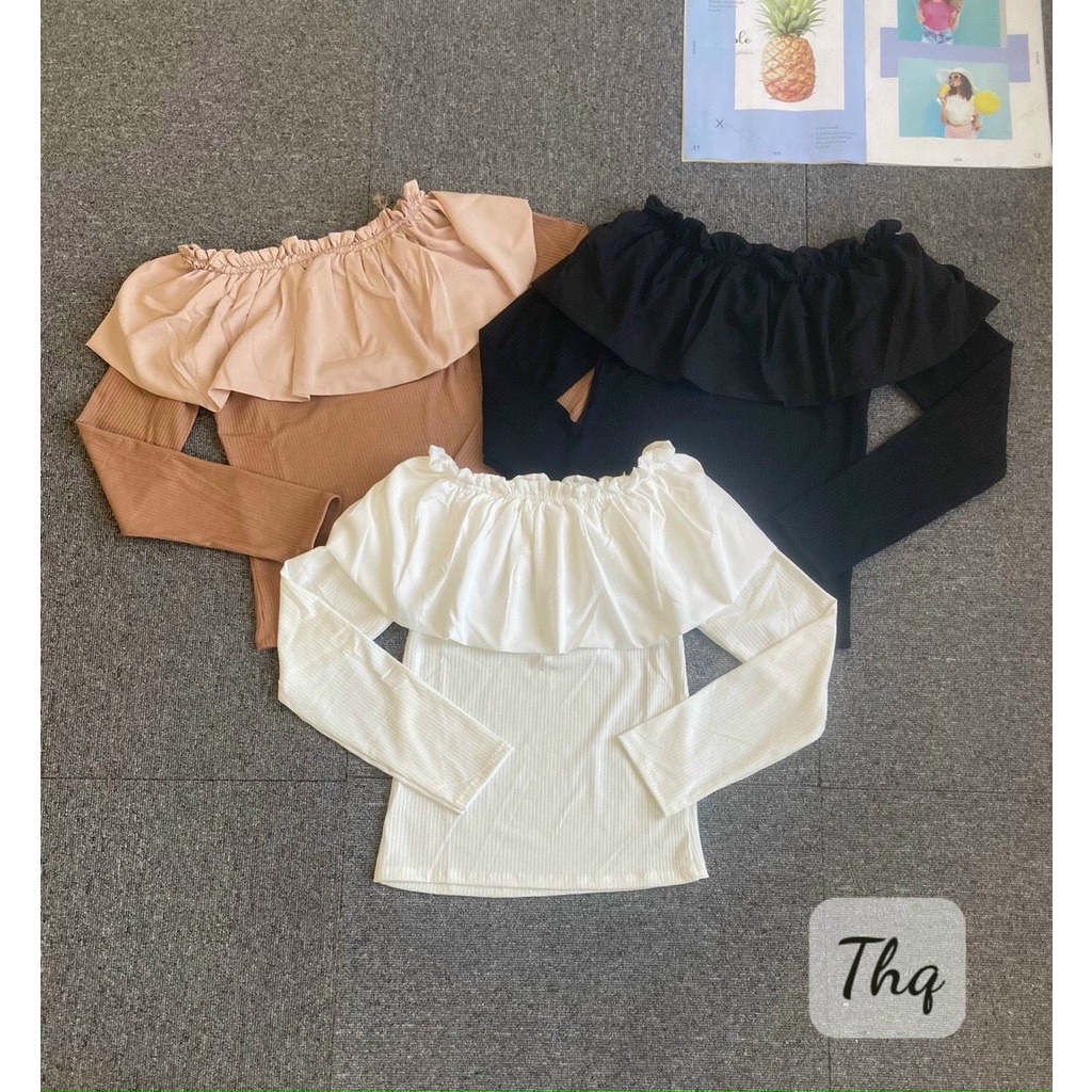 Áo trễ vai bèo siêu xinh