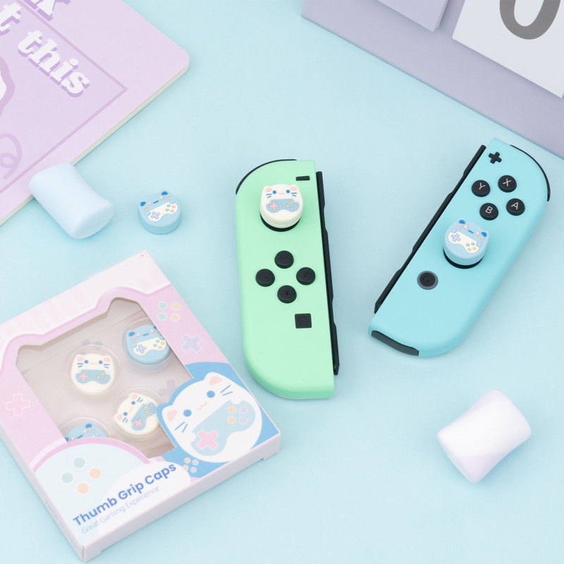 Bộ 4 Nút Bọc Cần Điều Khiển Dễ Thương Cho NS Switch