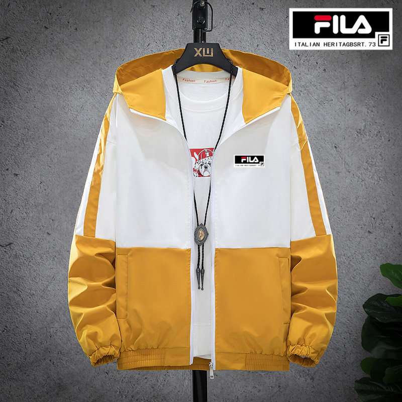 Fila Áo Khoác Chống Gió Nhẹ Thoáng Khí Chống Thấm Nước Thời Trang Xuân Thu Cho Cặp Đôi