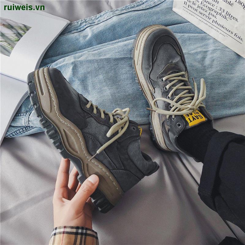 Giày thể thao đế dày phong cách Hàn Quốc thời trang năng động cho nam