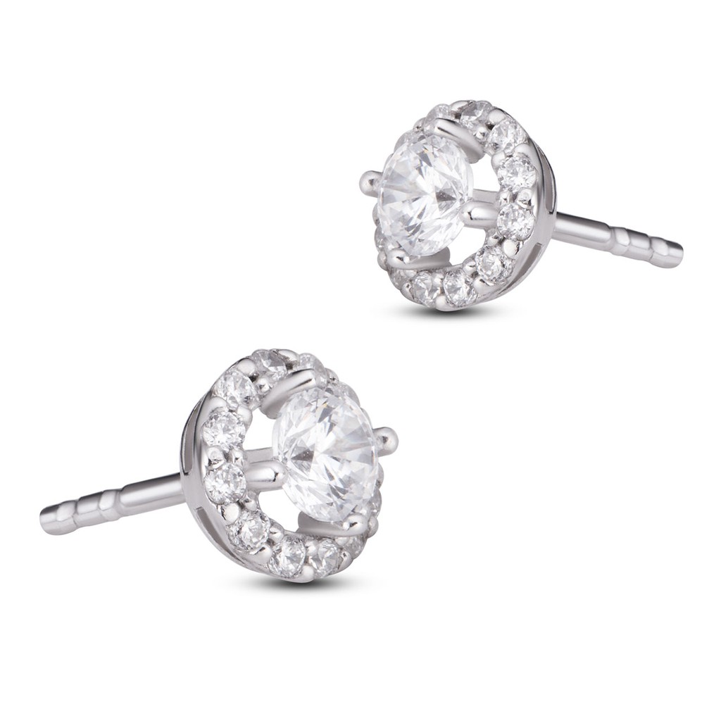 Bông tai Bạc đính đá CZ PNJSilver XMXMK000075