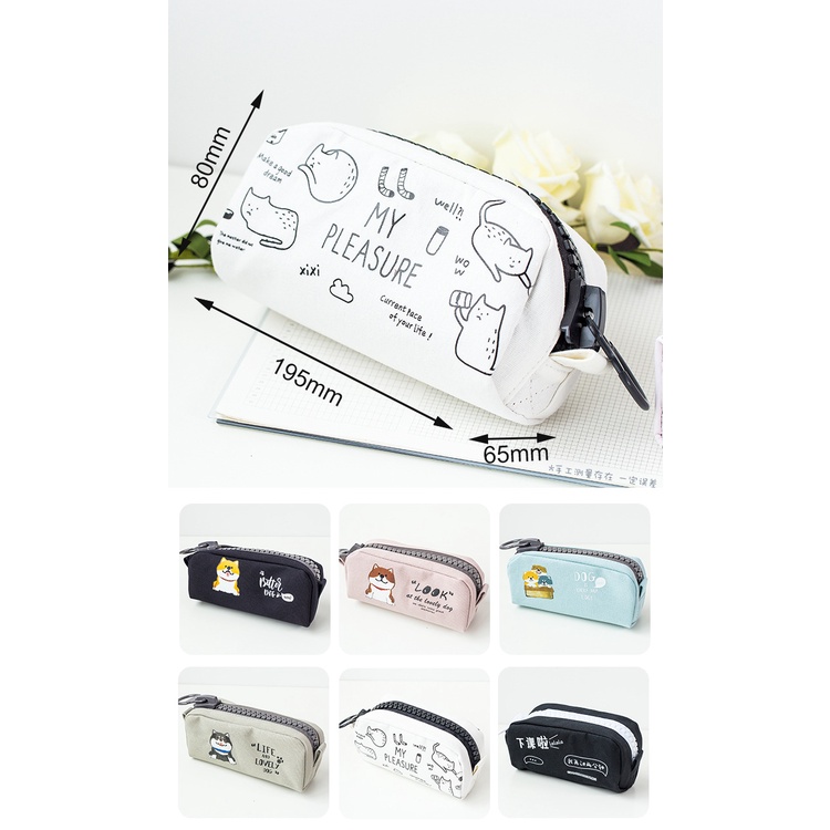 Hộp bút nam Túi Đựng Bút Hình Gấu Kaba Nhật Bản Dễ Thương Sáng Tạo Vui Nhộn