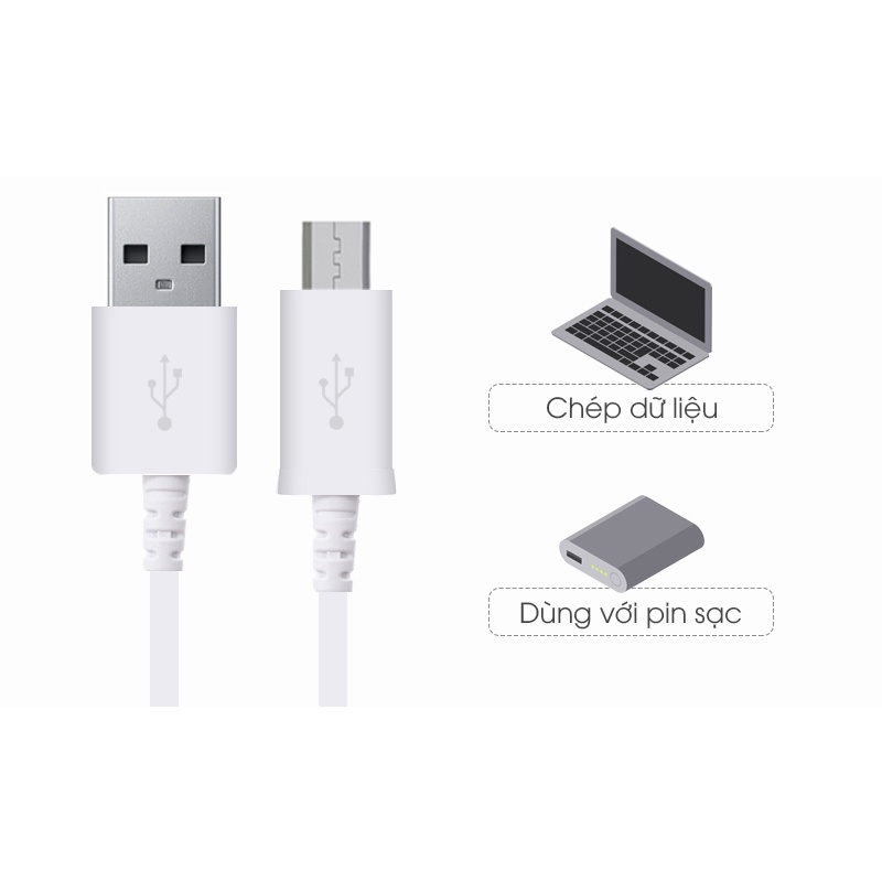 Cáp sạc nhanh Micro USB SATOPA khả năng chịu tải tốt tốc độ truyền dữ liệu ổn định và nhanh độ bền cao