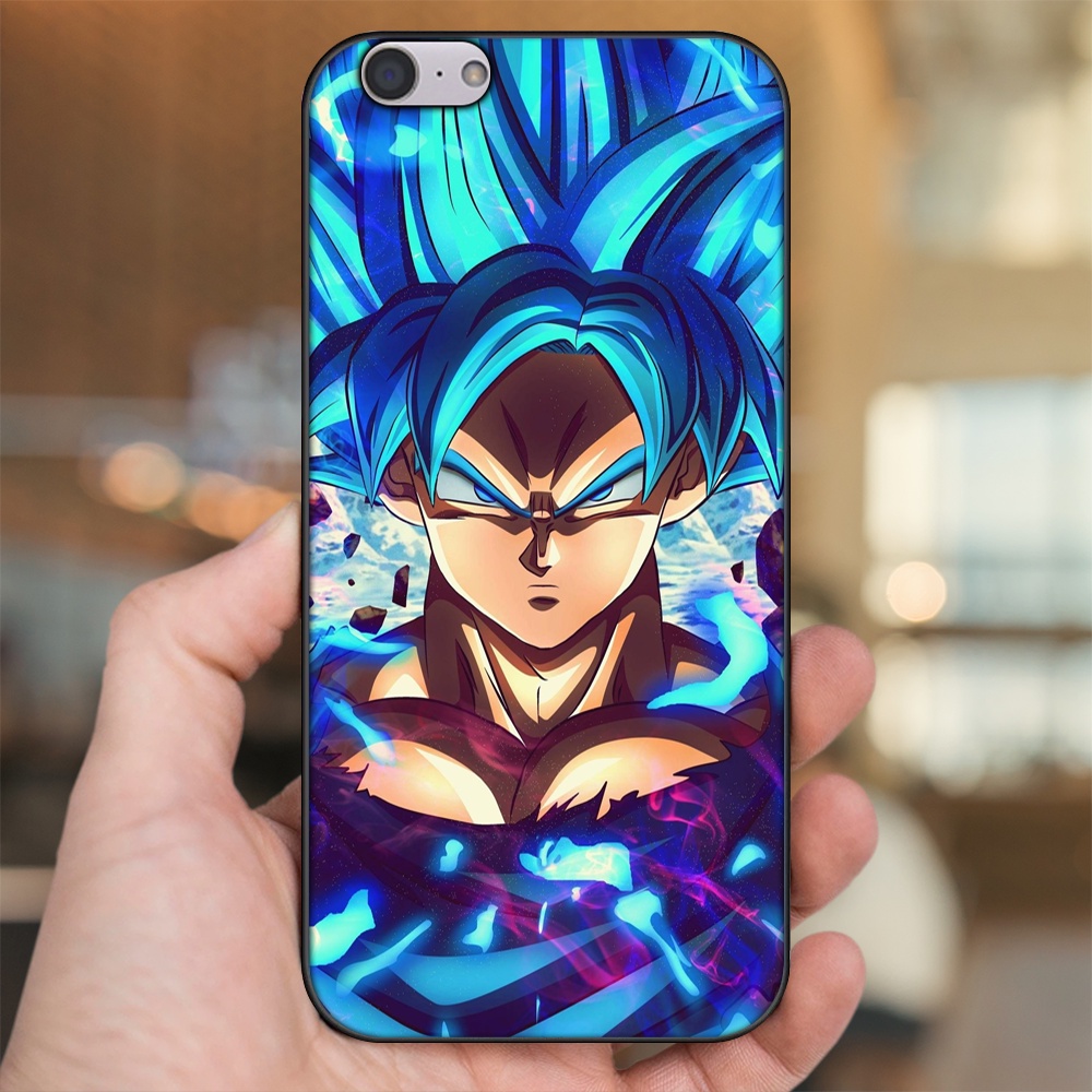 Ốp lưng Oppo A39, F3 Lite viền đen in hình Goku Dragon Ball