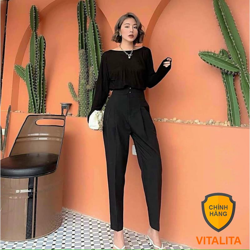 [Mã WASTMAY giảm 15% tối đa 30K đơn 150K] Quần Baggy nữ lưng cao cạp liền STYLE HÀN QUỐC - chất vải Cát Hàn | BigBuy360 - bigbuy360.vn