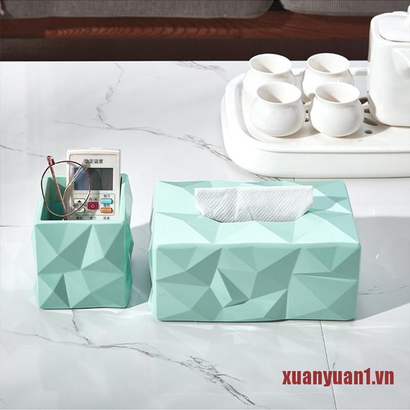 XUAN Home desktop remote control storage box tissue box creative home decoratio