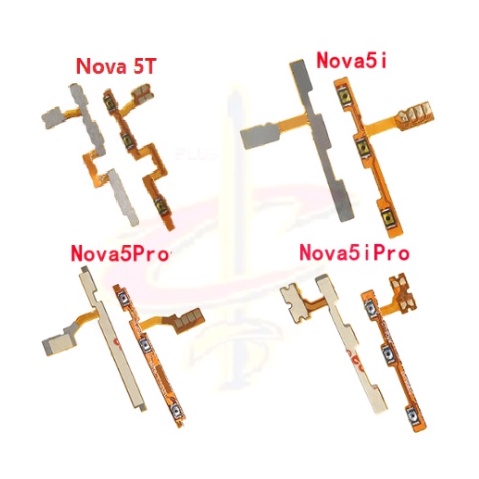 Ốp Điện Thoại Nút Nguồn Cho Huawei Nova 2 Plus 2S 2i 3i 3 3E 4 4E 5 5i 5T 5Z 6 7 Pro 7i 7SE 8 Pro 8SE Lite