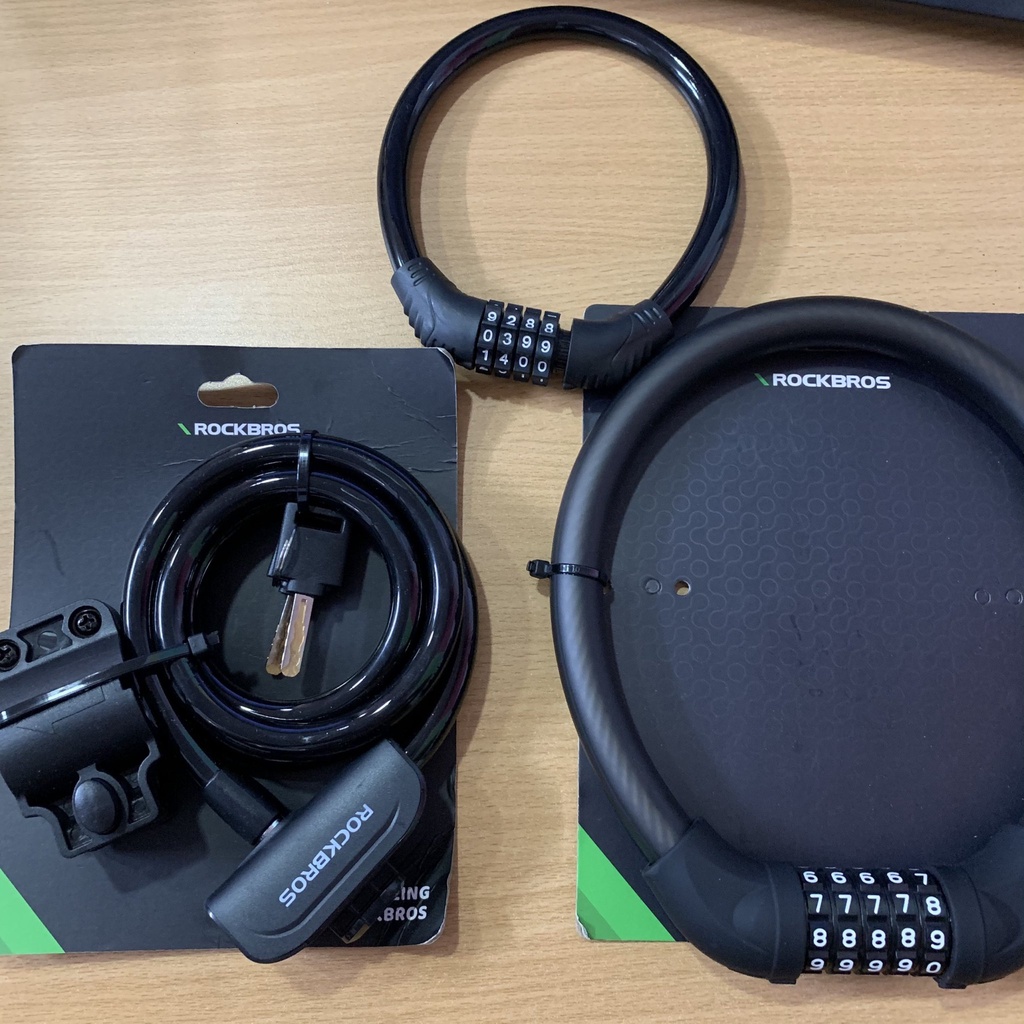Khóa Xe Đạp Khóa Xích Thép Chống Trộm ROCKBROS