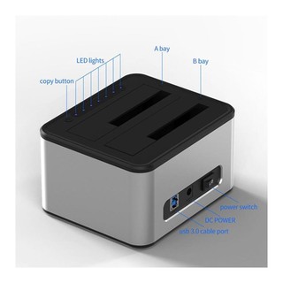 DOCK HDD BLUEENDLESS HD07A Sata 2.5”+3.5” USB 3.0