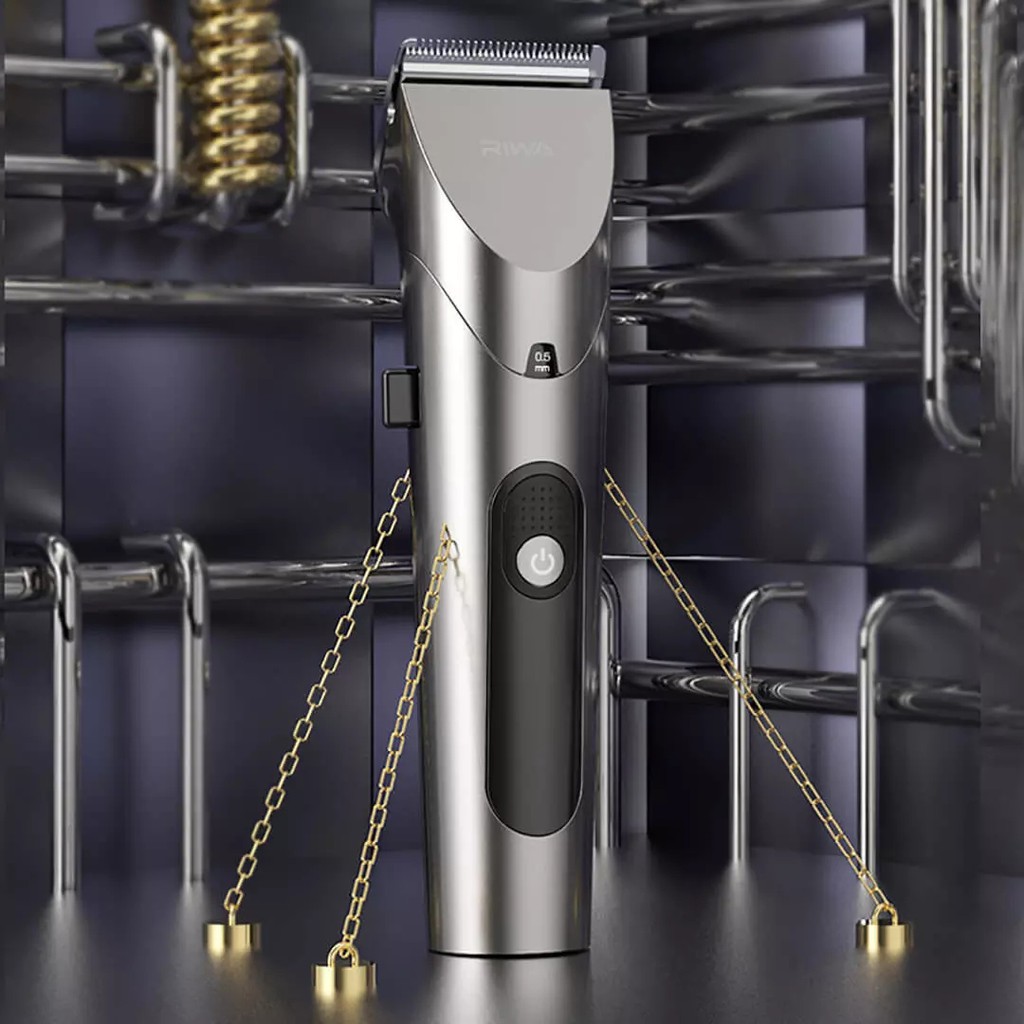 Xiaomi Youpin Tông đơ cắt tóc   Riwa có đèn LED có thể sạc lại tiện dụng cho nam