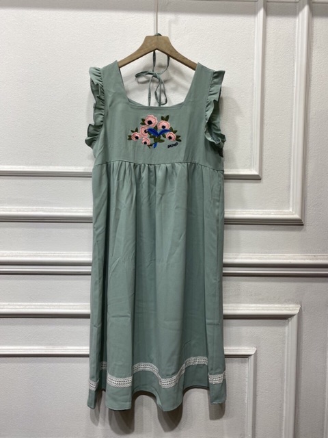 Váy bầu mùa hè thiết kế Aidenshop đầm bầu thời trang chất đũi mát