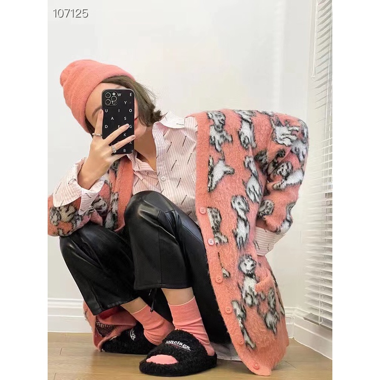 Áo khoác cardigan lông nữ Celine CL phong cách trẻ trung,thời thượng