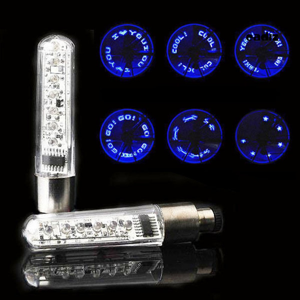 Đèn Led 7 Bóng Cho Lốp Xe Đạp / Xe Máy Tiện Lợi