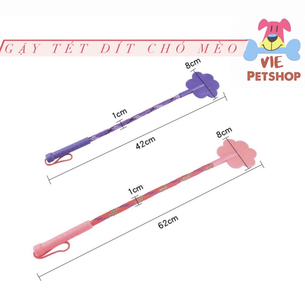 Cây Tét Đít Chó Mèo - Dụng Cụ Huấn Luyện Thú Cưng | Vie PETSHOP