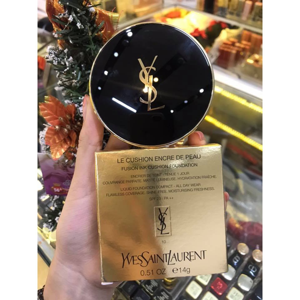 [CÓ HÓA ĐƠN LOTTEDUTYFREE] Phấn nước YSL Cushion Encre De Peau Fushion Ink Foundation SPF 23/ PA++