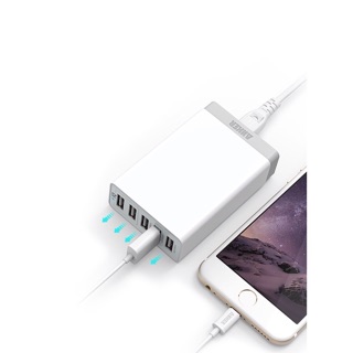 SẠC 5 PORT USB 40W - DÂY DÀI 1.6M