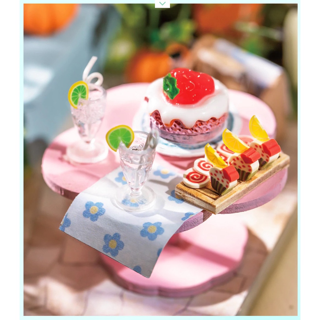 Đồ Chơi Lắp Ráp Bằng Gỗ 3D Mô Hình Nhà Tí Hon Robotime Holiday Party Time DG153