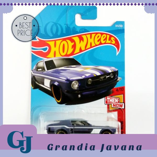 Mô Hình Đồ Chơi Xe Hơi Mustang Then And Now Hotwheels 67