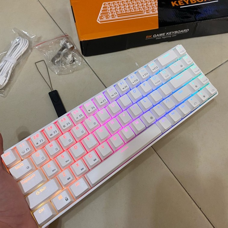 RK G68 RGB HOTSWAP - Bàn phím cơ không dây Royal Kludge RK G68 Bluetooth 5.1 và Wireless 2.4G - Chính Hãng | BigBuy360 - bigbuy360.vn