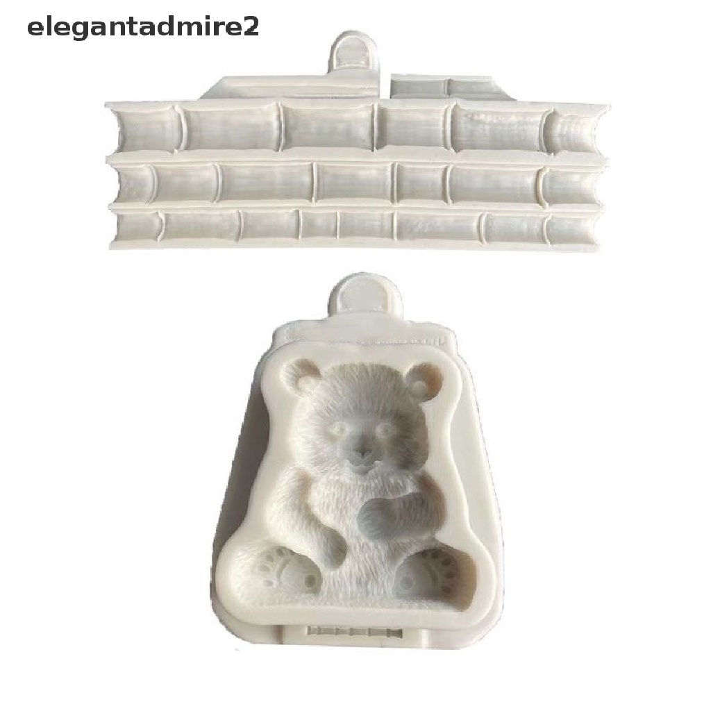 Khuôn Silicone Tạo Hình Làm Bánh Kẹo Hình Gấu Trúc