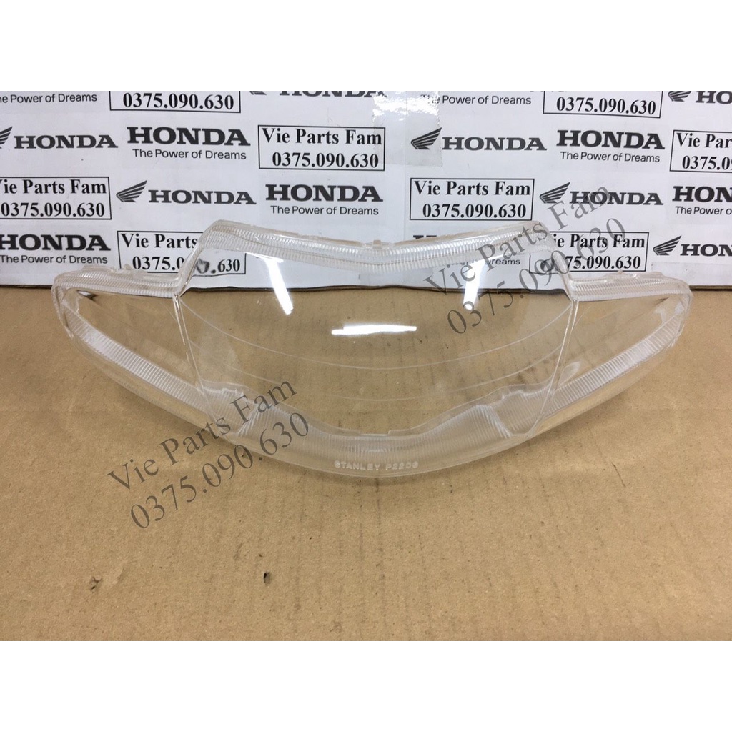 Mica/ mặt kính đèn pha Wave nhỏ 2 bóng đời đầu, Wave ZX