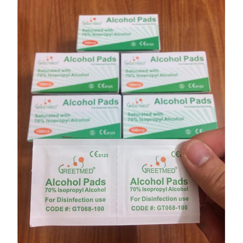 GẠC TẨM CỒN Y TẾ TIỆT TRÙNG (ALCOHOL PADS)