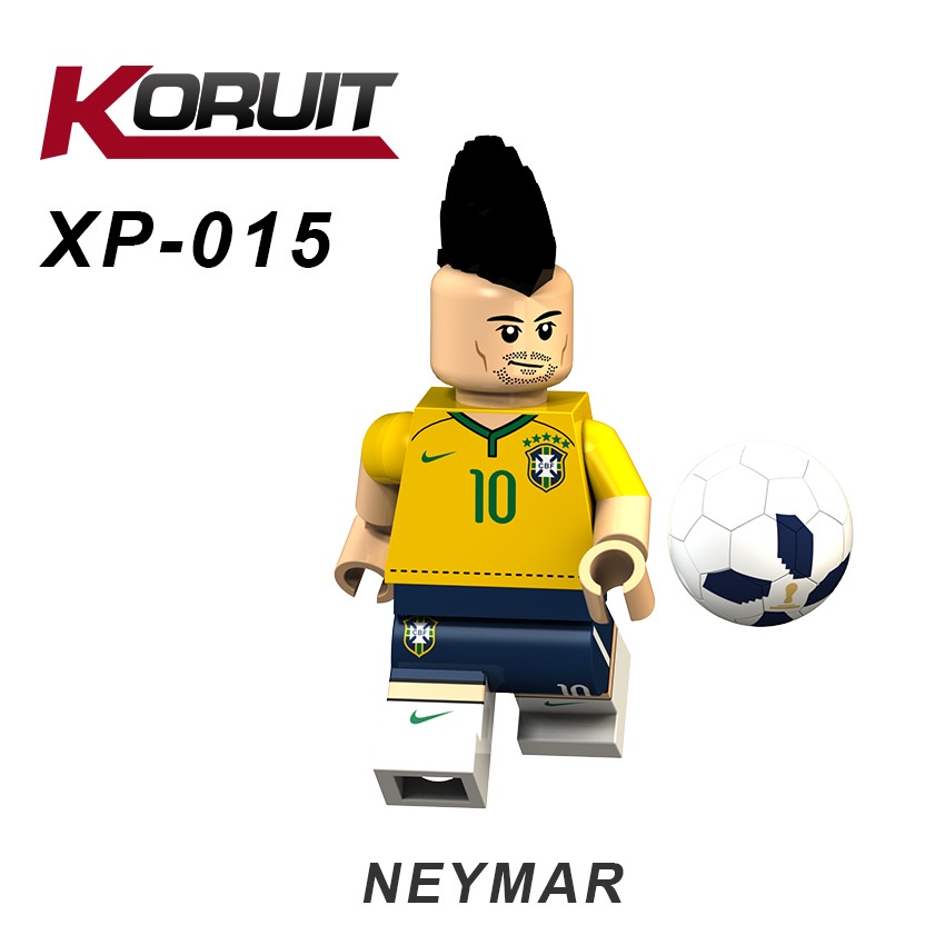 Lego Mô Hình Cầu Thủ Bóng Đá Messi Neymar Ronaldo Beckham