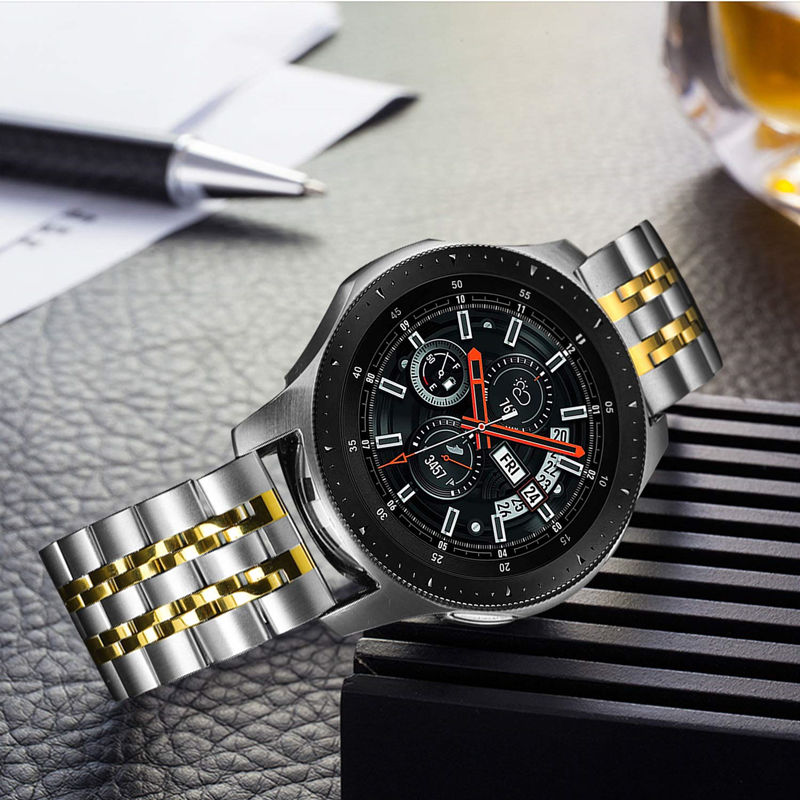 Dây Đeo Thép Không Gỉ 20mm/22mm Cho Đồng Hồ Samsung Galaxy Watch 46/42mm Gear S3 S2 F