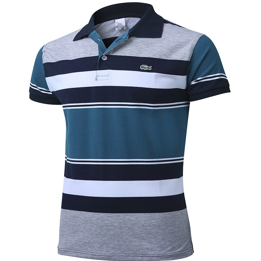 Áo thun Sọc nam tay ngắn thêu logo nổi cao cấp ASCS015 | BigBuy360 - bigbuy360.vn