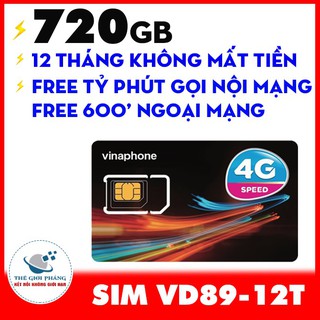 { MIỄN PHÍ 360DAY } SIM VINA VD89 TRỌN GÓI 12 THÁNG KHÔNG NẠP TIỀN
