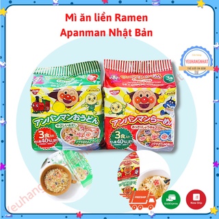 Mì ăn liền Nissin Apaman Nhật Bản cho bé ăn dặm - Mì Anpaman Nissin