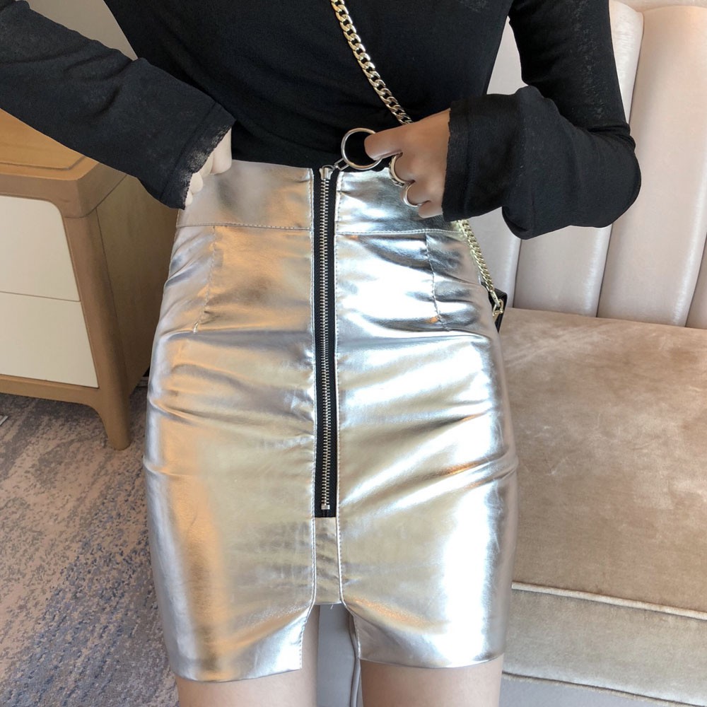 Chân váy da nữ Emilyshop ulzzang