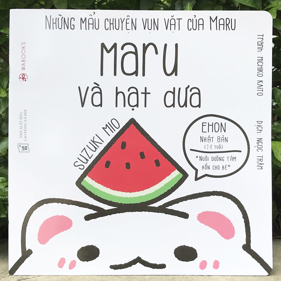 Sách - Ehon Maru - Maru và hạt dưa (2-8 tuổi)