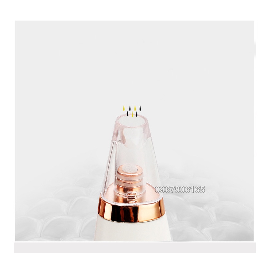 Máy Hút Mụn Cầm Tay Cao Cấp Black Head 2 Nấc Full 3 Đầu